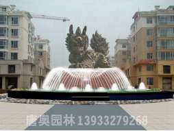 雕塑喷泉 